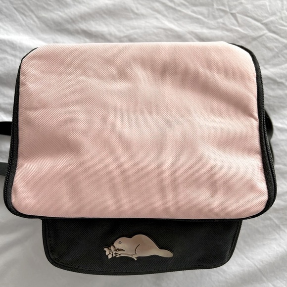 Roots 73 Pink and Gray insulated lunch Bag - Picture 8 of 10